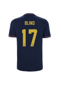 Ajax Daley Blind #17 Voetbaltruitje Uit tenue 2022-23 Korte Mouw
